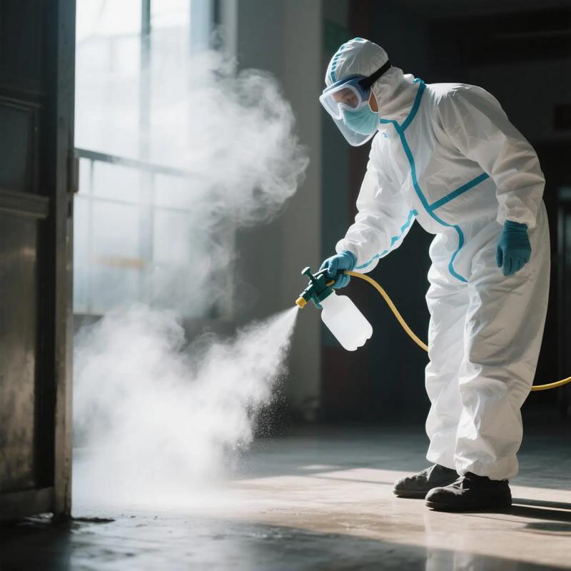 Phun khử khuẩn phòng sạch